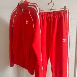Adidas Originals Red Tracksuit